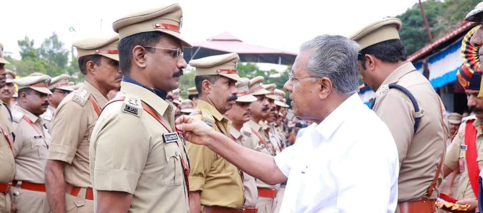 Chief Minister's Police Medal to Kottayam District Police Chief Sri. K Karthick IPS