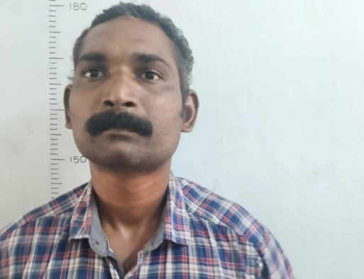 A person was arrested in Vaikom with ganja kept for sale.